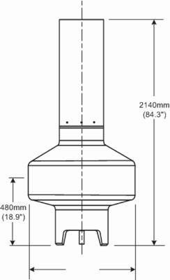 SB-1000 drawing | Tideland Signal SB-1000 drawing | Tideland Signal