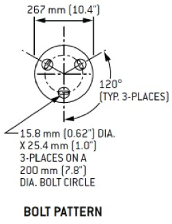 DM-390 Bolt Pattern DM-390 Bolt Pattern