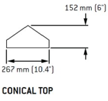 DM-390 Conical Top DM-390 Conical Top